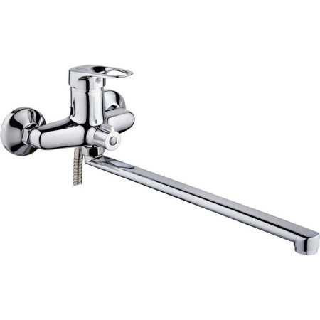 Смеситель для ванны с душем РМС SL55-006E однорычажный с длинным изливом