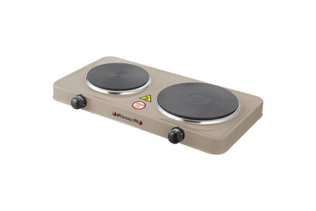 Электроплитка ENERGY EN-903Е, 2 комфорки, диск, 1,5кВт+1кВт, бежевая 159766